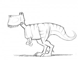 Dinosaur sketch