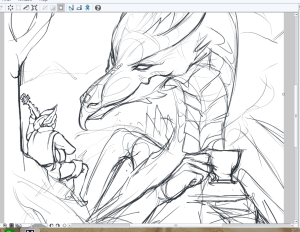 Dragon and Bard, In Progress